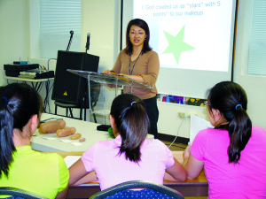 Kathy Kim teaching