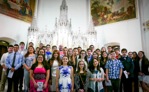 kids from TLW at Commitment Ceremony Holy Cross